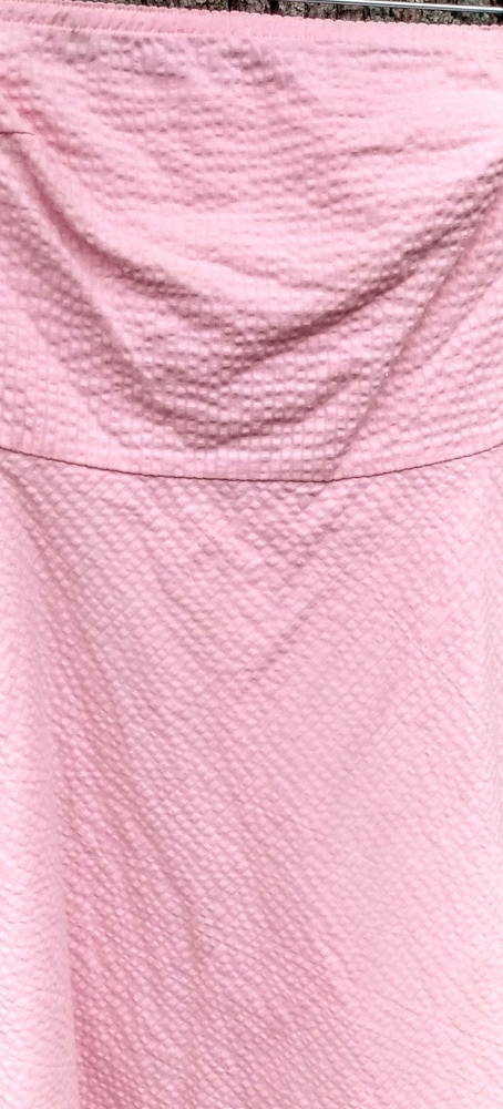 Duck head jeans pink texted strapless 👗 lined 3